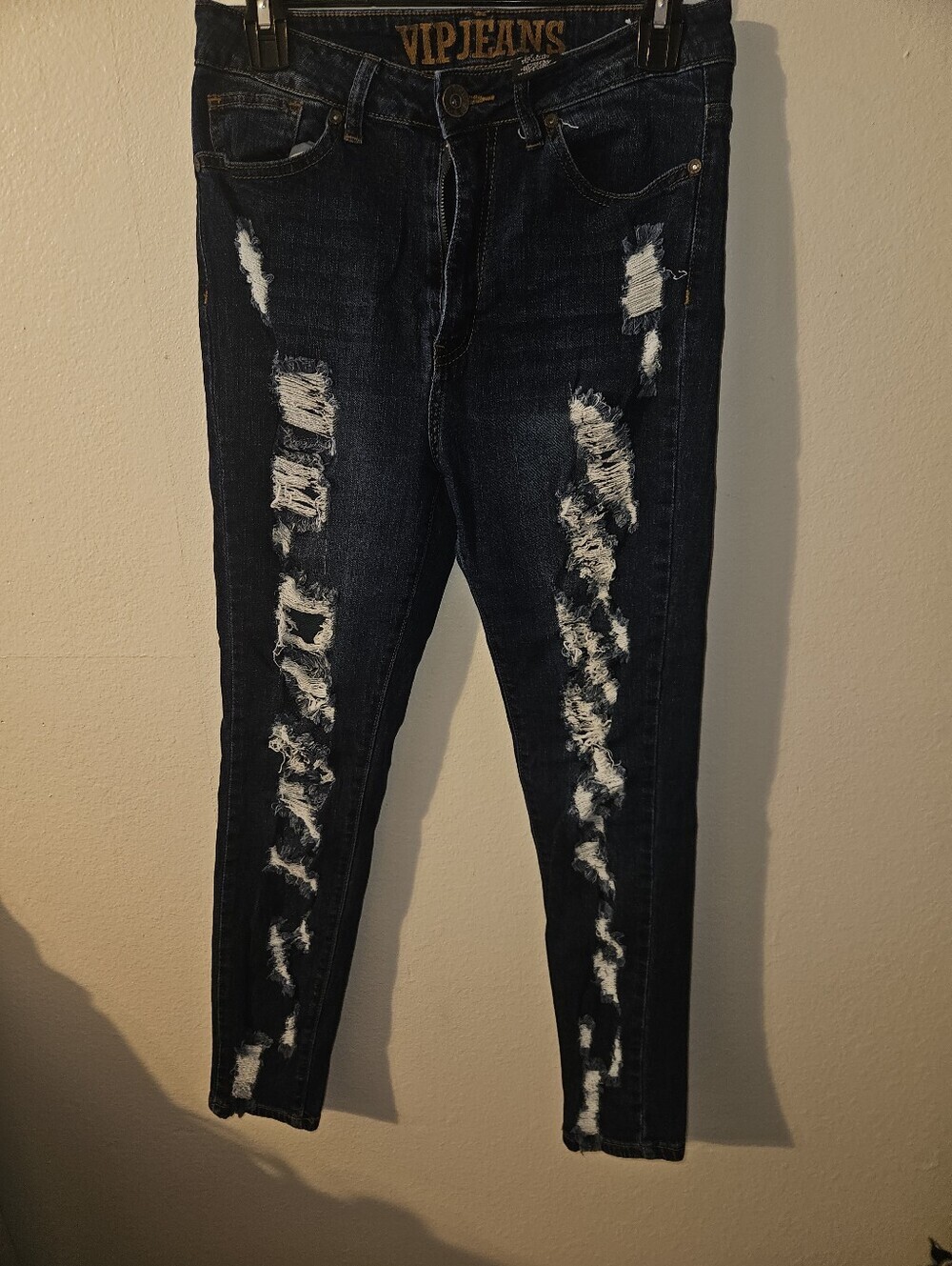 V.I.P. Jeans Womans Distressed Jeans Size 9/10